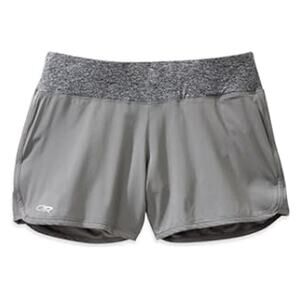 Outdoor Research Delirium High Waisted Hiking Shorts Gray Women's Size S / P